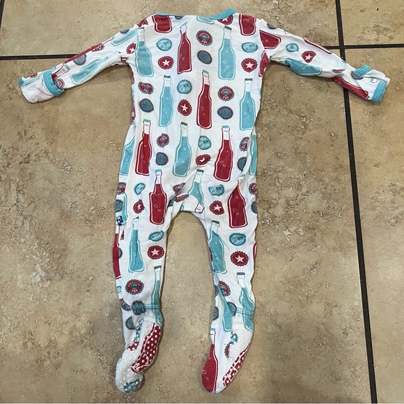 Bamboo Pjs KicKee Pants Baby Soft Stretchy Cool Fresh Pjs Size 3-6 months - Picture 9 of 9